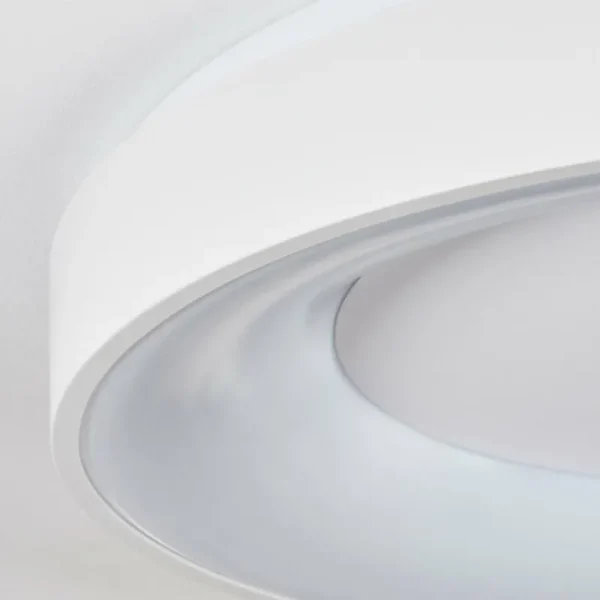 hofstein Joren Plafonnier, Panel LED Blanc, 1 lumière, Télécommandes* Lampes Modernes