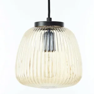 Luminaires Brilliant Kaizen Suspension Noir, 5 lumières* Lampes En Verre