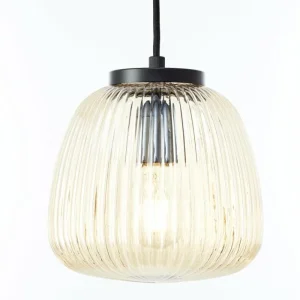 Luminaires Brilliant Kaizen Suspension Noir, 5 lumières* Lampes En Verre