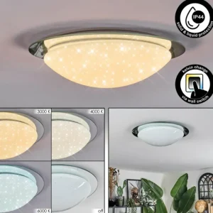 hofstein Kessmansbo Plafonnier LED Blanc, 1 lumière* Lampes En Verre