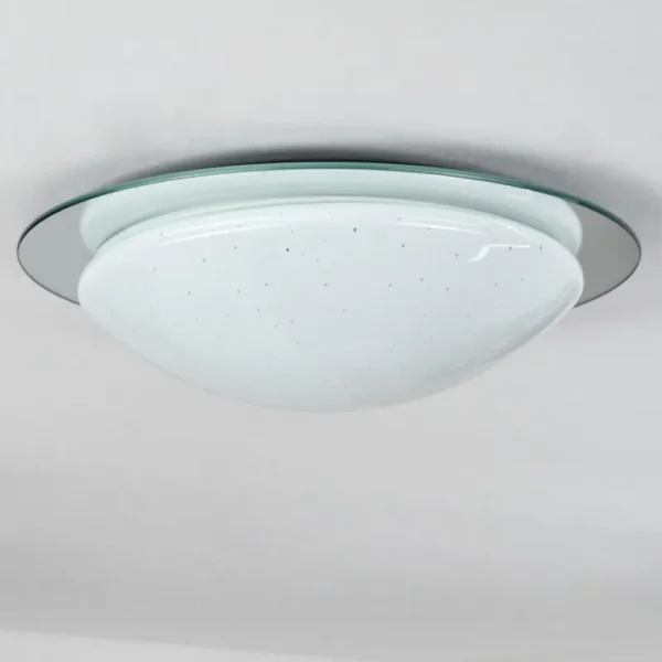 hofstein Kessmansbo Plafonnier LED Blanc, 1 lumière* Lampes En Verre
