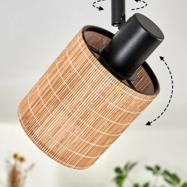 hofstein Kinnared Plafonnier Noir, 6 lumières* Lampes Modernes