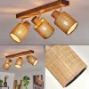 hofstein Kinnared Plafonnier, Spot de plafond Chrome, Brun foncé, 3 lumières* Lampes Modernes