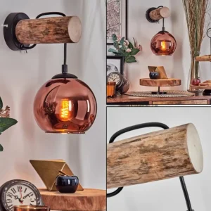 hofstein Koyoto Applique murale Écru, Noir, 1 lumière* Lampes Modernes