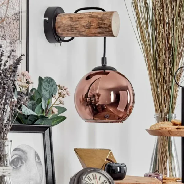 hofstein Koyoto Applique murale Écru, Noir, 1 lumière* Lampes Modernes
