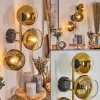 hofstein Koyoto Boule lumineuse, Applique murale Or, Noir, 3 lumières* Lampes En Verre