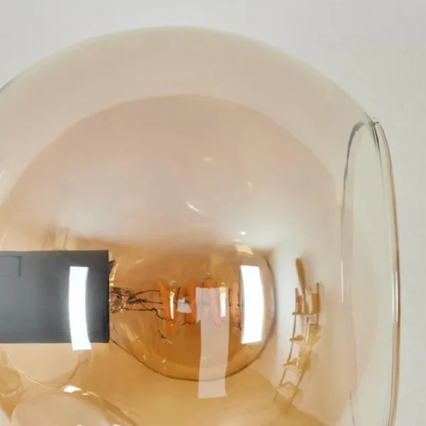 hofstein Koyoto Boule lumineuse, Applique murale Or, Noir, 3 lumières* Lampes En Verre