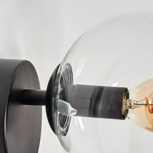hofstein Koyoto Boule lumineuse, Applique murale, Spot mural Clair, 1 lumière* Lampes En Verre