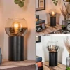 hofstein Koyoto Boule lumineuse, Lampe de bureau, Lampe à poser Chrome, Clair, Fumé, 1 lumière* Lampes Modernes