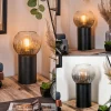 hofstein Koyoto Boule lumineuse, Lampe de bureau, Lampe à poser Clair, Fumé, 1 lumière* Lampes Modernes