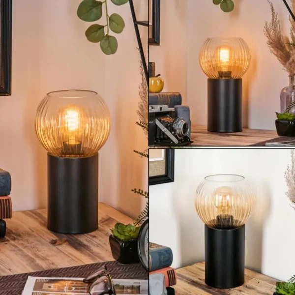 hofstein Koyoto Boule lumineuse, Lampe de bureau, Lampe à poser Ambre, Clair, 1 lumière* Lampes Modernes