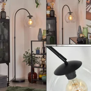 hofstein Koyoto Boule lumineuse, Lampadaire Clair, 1 lumière* Lampes En Verre