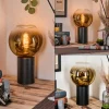 hofstein Koyoto Boule lumineuse, Lampe de bureau, Lampe à poser Or, Clair, 1 lumière* Lampes En Verre