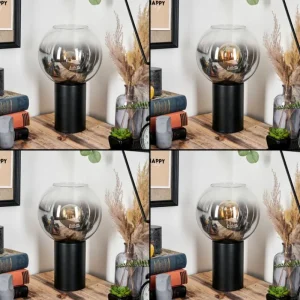 hofstein Koyoto Boule lumineuse, Lampe de bureau, Lampe à poser Clair, Fumé, 1 lumière* Lampes Modernes