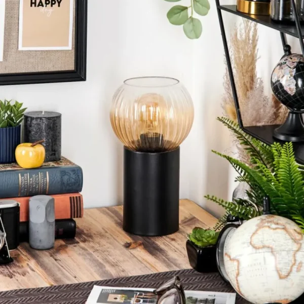 hofstein Koyoto Boule lumineuse, Lampe de bureau, Lampe à poser Ambre, Clair, 1 lumière* Lampes Modernes