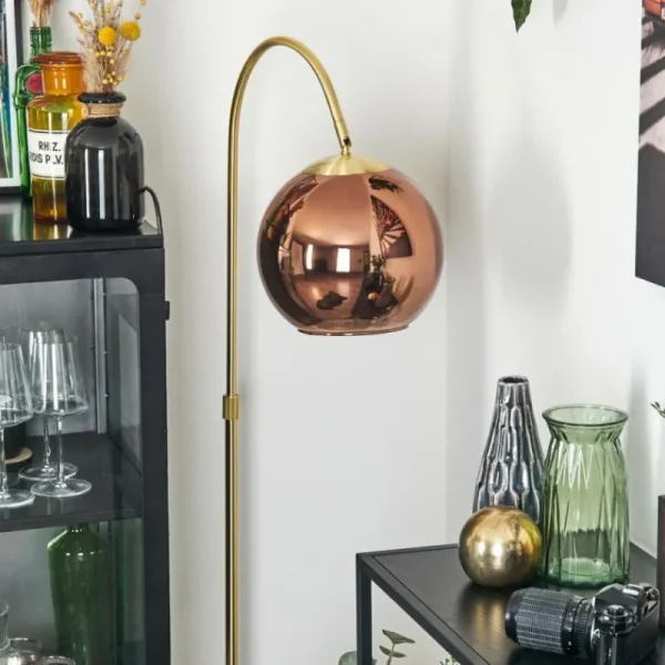hofstein Koyoto Boule lumineuse, Lampadaire Laiton, 1 lumière* Lampes En Verre