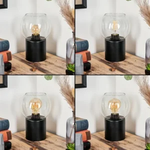 hofstein Koyoto Boule lumineuse, Lampe de bureau, Lampe à poser Clair, 1 lumière* Lampes En Verre