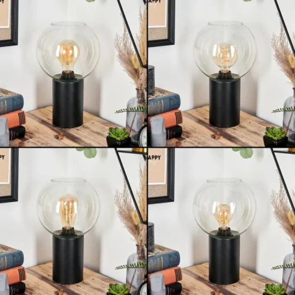 hofstein Koyoto Boule lumineuse, Lampe de bureau, Lampe à poser Clair, 1 lumière* Lampes En Verre