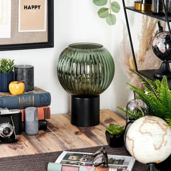 hofstein Koyoto Boule lumineuse, Lampe de bureau, Lampe à poser Vert, 1 lumière* Lampes Modernes