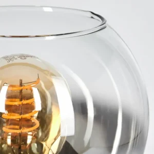 hofstein Koyoto Boule lumineuse, Lampe de bureau, Lampe à poser Chrome, Clair, Fumé, 1 lumière* Lampes Modernes