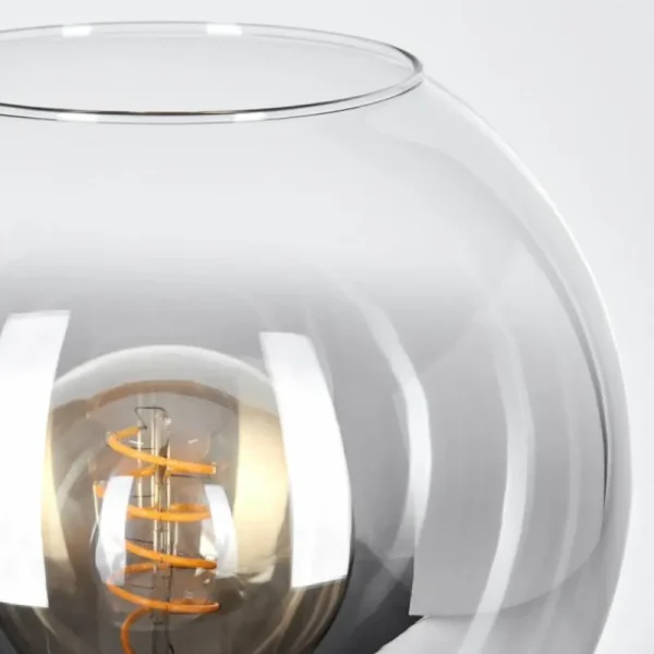 hofstein Koyoto Boule lumineuse, Lampe de bureau, Lampe à poser Clair, Fumé, 1 lumière* Lampes Modernes