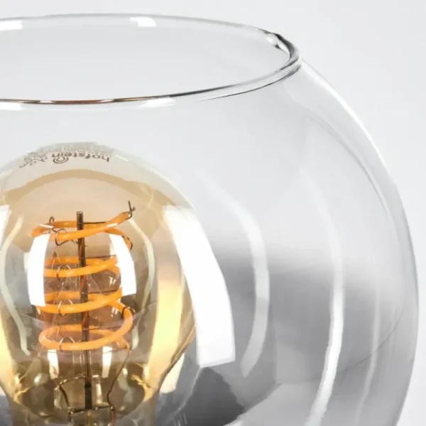hofstein Koyoto Boule lumineuse, Lampe de bureau, Lampe à poser Clair, Fumé, 1 lumière* Lampes Modernes