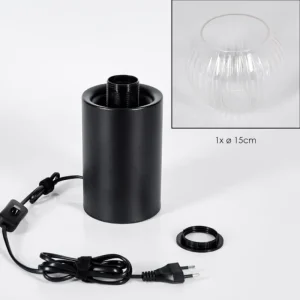 hofstein Koyoto Boule lumineuse, Lampe de bureau, Lampe à poser Clair, 1 lumière* Lampes Modernes