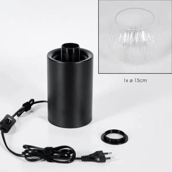 hofstein Koyoto Boule lumineuse, Lampe de bureau, Lampe à poser Clair, 1 lumière* Lampes Modernes