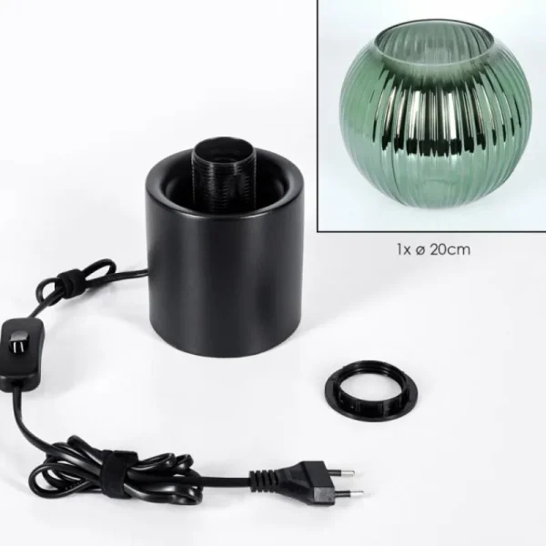 hofstein Koyoto Boule lumineuse, Lampe de bureau, Lampe à poser Vert, 1 lumière* Lampes Modernes