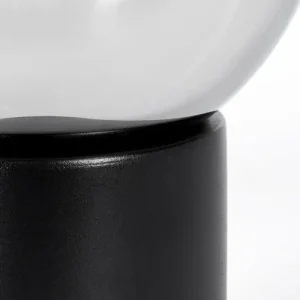hofstein Koyoto Boule lumineuse, Lampe de bureau, Lampe à poser Chrome, Clair, Fumé, 1 lumière* Lampes Modernes