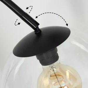 hofstein Koyoto Boule lumineuse, Lampadaire Clair, 1 lumière* Lampes En Verre