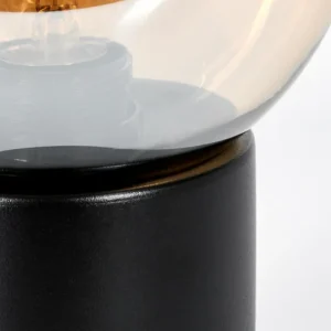 hofstein Koyoto Boule lumineuse, Lampe de bureau, Lampe à poser Ambre, 1 lumière* Lampes En Verre