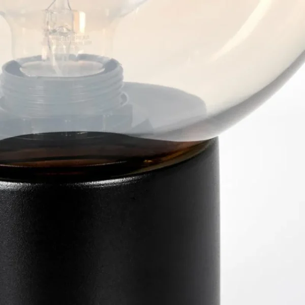hofstein Koyoto Boule lumineuse, Lampe de bureau, Lampe à poser 20 cm Ambre, Clair, 1 lumière* Lampes En Verre