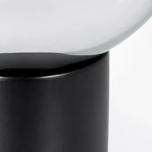 hofstein Koyoto Boule lumineuse, Lampe de bureau, Lampe à poser Chrome, Clair, Fumé, 1 lumière* Lampes Modernes