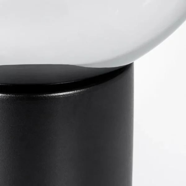hofstein Koyoto Boule lumineuse, Lampe de bureau, Lampe à poser Chrome, Clair, Fumé, 1 lumière* Lampes Modernes