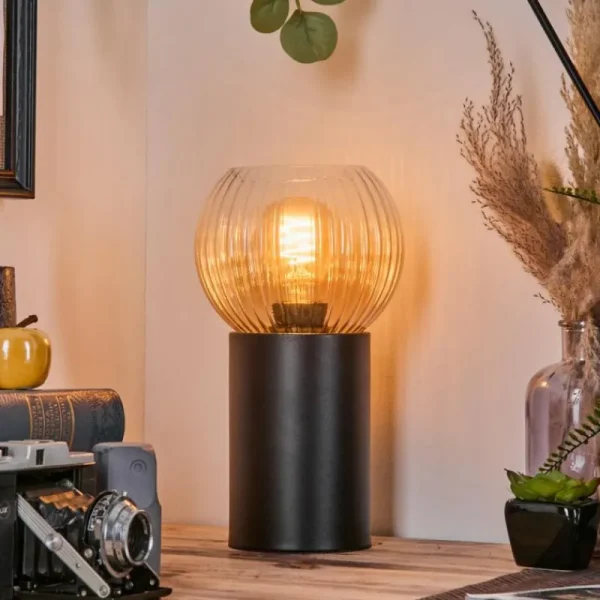 hofstein Koyoto Boule lumineuse, Lampe de bureau, Lampe à poser Ambre, Clair, 1 lumière* Lampes Modernes
