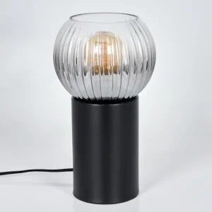 hofstein Koyoto Boule lumineuse, Lampe de bureau, Lampe à poser Clair, Fumé, 1 lumière* Lampes Modernes