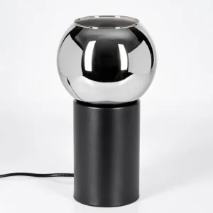 hofstein Koyoto Boule lumineuse, Lampe de bureau, Lampe à poser Chrome, Fumé, 1 lumière* Lampes Modernes