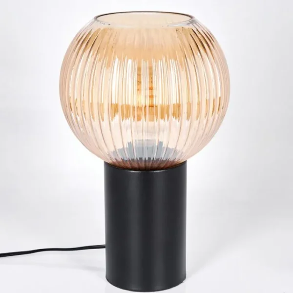 hofstein Koyoto Boule lumineuse, Lampe de bureau, Lampe à poser 11 cm Ambre, 1 lumière* Lampes Modernes
