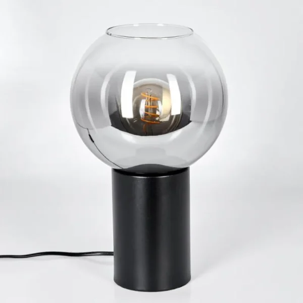 hofstein Koyoto Boule lumineuse, Lampe de bureau, Lampe à poser Clair, Fumé, 1 lumière* Lampes Modernes