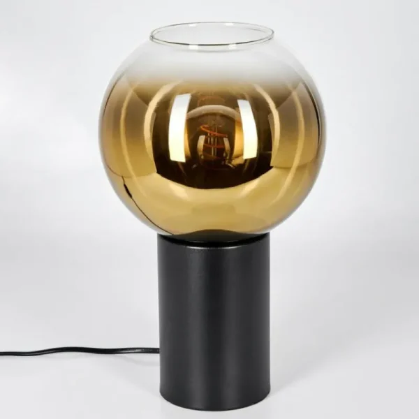 hofstein Koyoto Boule lumineuse, Lampe de bureau, Lampe à poser Or, Clair, 1 lumière* Lampes En Verre