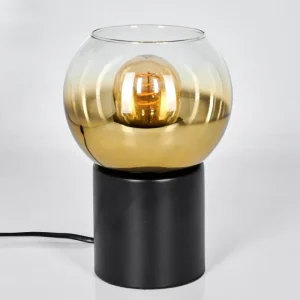 hofstein Koyoto Boule lumineuse, Lampe de bureau, Lampe à poser Or, Clair, 1 lumière* Lampes En Verre