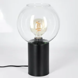 hofstein Koyoto Boule lumineuse, Lampe de bureau, Lampe à poser Clair, 1 lumière* Lampes En Verre