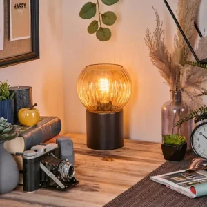 hofstein Koyoto Boule lumineuse, Lampe de bureau, Lampe à poser Ambre, 1 lumière* Lampes Modernes