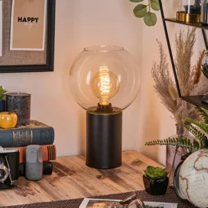 hofstein Koyoto Boule lumineuse, Lampe de bureau, Lampe à poser Clair, 1 lumière* Lampes En Verre