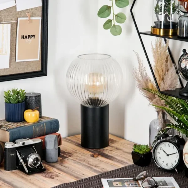 hofstein Koyoto Boule lumineuse, Lampe de bureau, Lampe à poser Clair, 1 lumière* Lampes Modernes