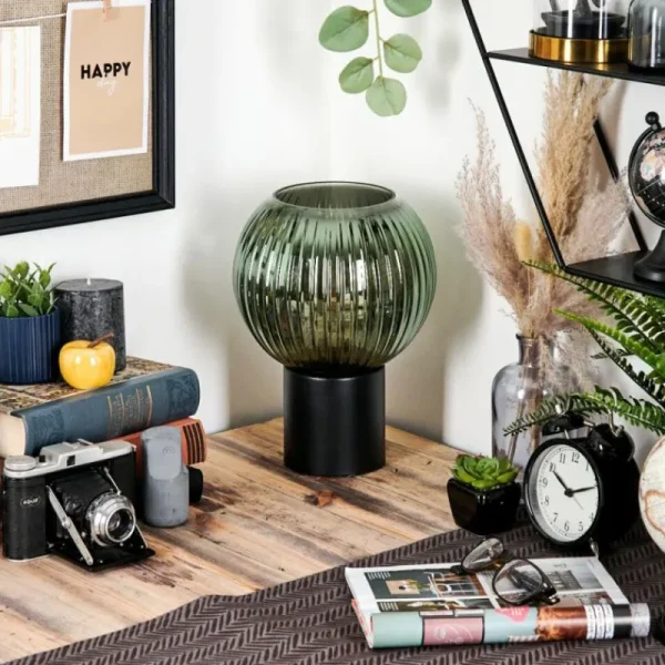 hofstein Koyoto Boule lumineuse, Lampe de bureau, Lampe à poser Vert, 1 lumière* Lampes Modernes