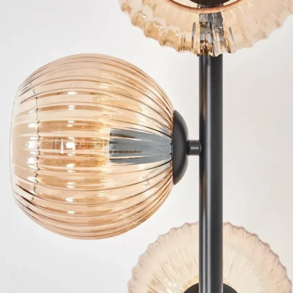 hofstein Koyoto Lampadaire 31 cm Ambre, 4 lumières* Lampes Modernes