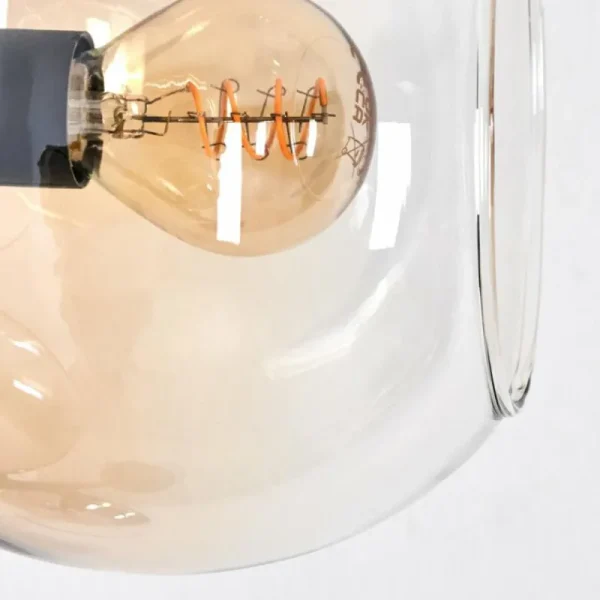hofstein Koyoto Lampadaire 31 cm Ambre, Clair, Fumé, 4 lumières* Lampes Modernes