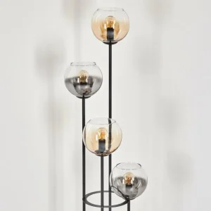 hofstein Koyoto Lampadaire 30 cm Ambre, Clair, Fumé, 4 lumières* Lampes Modernes